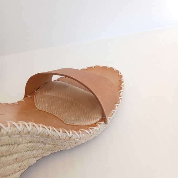 Dolce Vita Noor Espadrille Wedge Leather Sandals - Picture 5 of 11